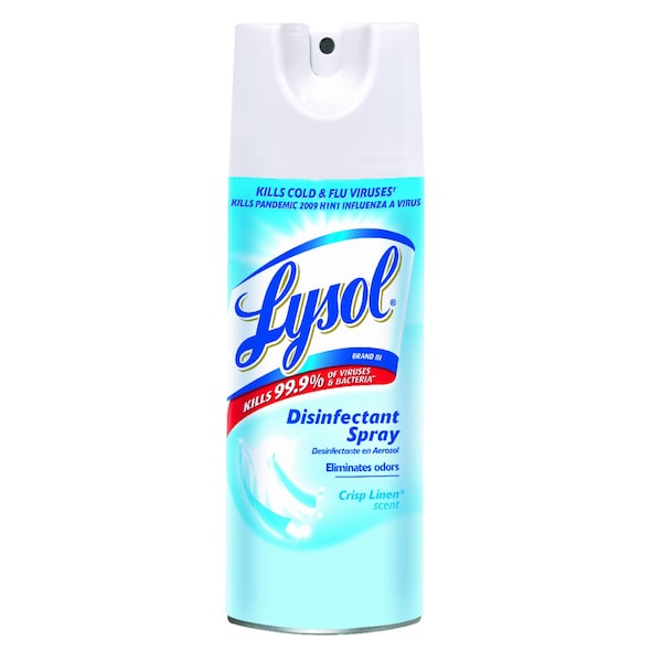 Lysol Crisp Linen Scent Disinfectant Spray 12.5 oz 1920074186 Zoro